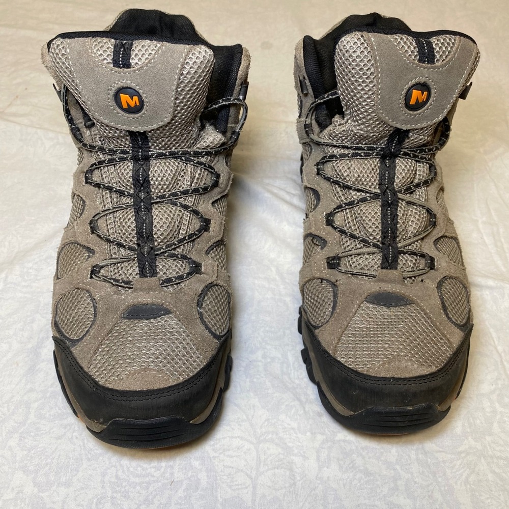 Merrell Moab Mid Waterproof Men's Hiking Boots US 11 Brindle J160976C - Picture 3 of 10